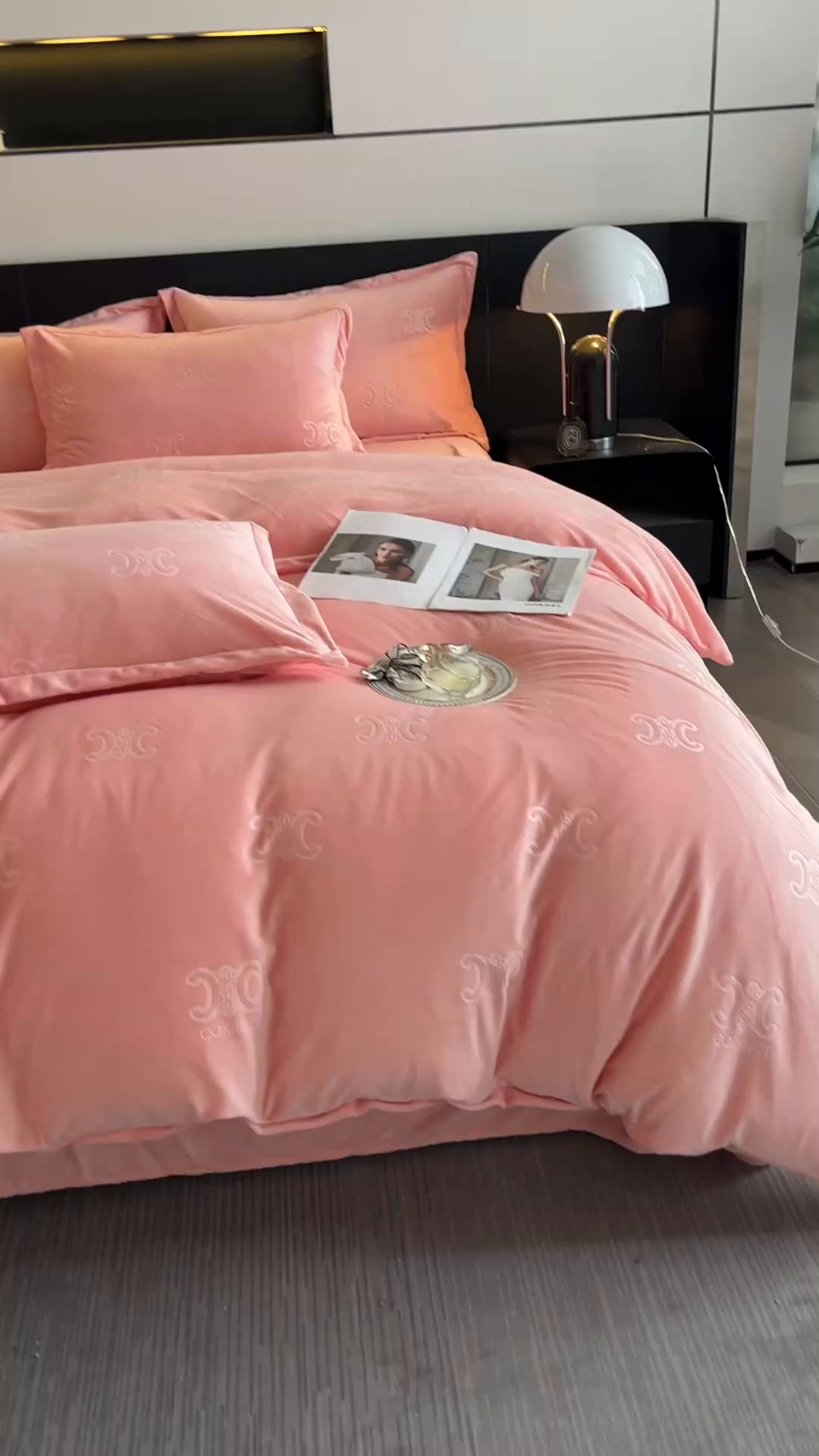 91家纺网 家纺一手货源 找家纺 （总）逸尚阁 2024新款加厚雕花牛奶绒四件套-思琳（包含买家秀）