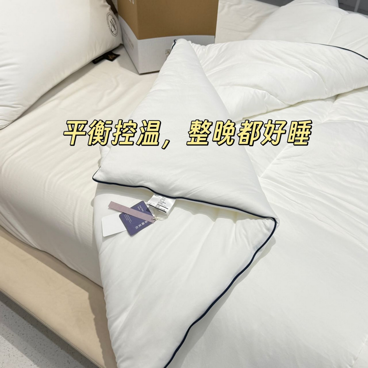 91家纺网 家纺一手货源 找家纺 （总）芯氧 2025新款亚朵同款深睡控温被春秋被冬被