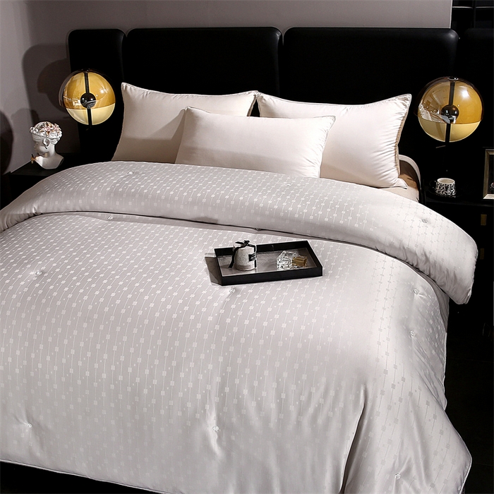 91家纺网 家纺一手货源 找家纺 （总）前程家纺 2025新款彩丝小方格被冬被被子被芯春秋被棉被夏被空调被