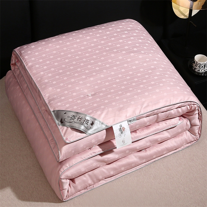 91家纺网 家纺一手货源 找家纺 （总）前程家纺 2025新款彩丝小方格被冬被被子被芯春秋被棉被夏被空调被