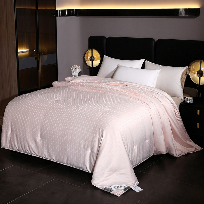 91家纺网 家纺一手货源 找家纺 前程家纺 2025新款彩丝小方格被冬被被子被芯春秋被棉被夏被空调被 彩丝小方格-浅玉色