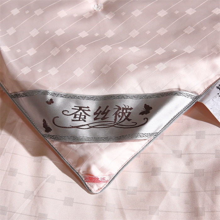 91家纺网 家纺一手货源 找家纺 前程家纺 2025新款彩丝小方格被冬被被子被芯春秋被棉被夏被空调被 彩丝小方格-浅玉色