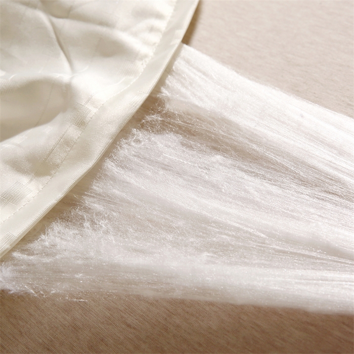 91家纺网 家纺一手货源 找家纺 前程家纺 2025新款彩丝小方格被冬被被子被芯春秋被棉被夏被空调被 彩丝小方格-米白色