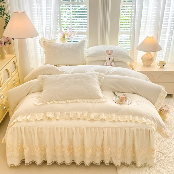 91家纺网 家纺一手货源 找家纺 （总）美达2025新款牛奶绒直边款牛奶绒床垫床褥床盖三件套（可定制）