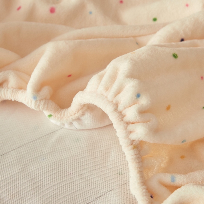 91家纺网 家纺一手货源 找家纺 （总）一禾 2025新款简约印花高克重牛奶绒床笠