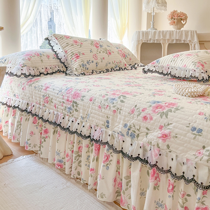 91家纺网 家纺一手货源 找家纺 网红馆（ck家纺） 2025新款全棉印花单床盖系列 春湔