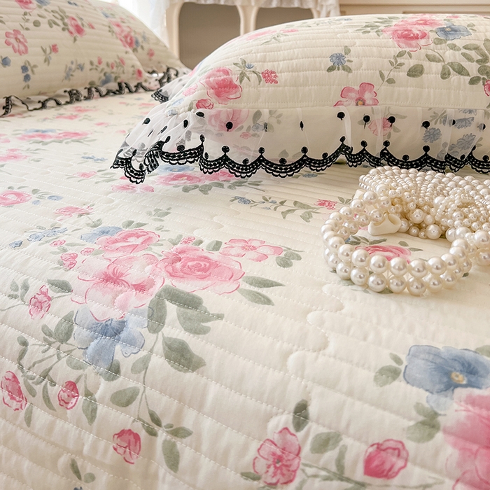 91家纺网 家纺一手货源 找家纺 网红馆（ck家纺） 2025新款全棉印花单床盖系列 春湔