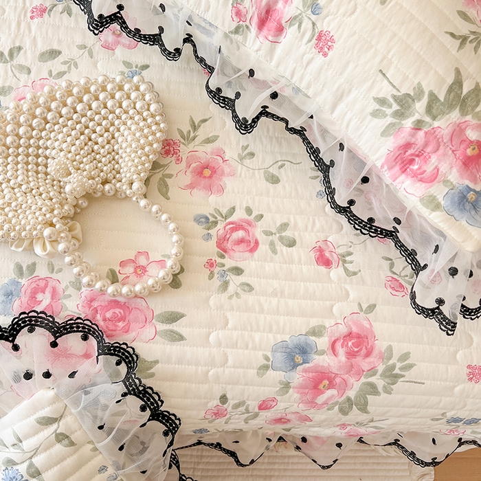 91家纺网 家纺一手货源 找家纺 网红馆（ck家纺） 2025新款全棉印花单床盖系列 春湔