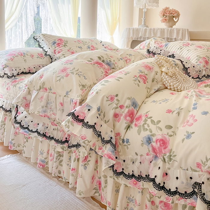 91家纺网 家纺一手货源 找家纺 网红馆（ck家纺） 2025新款全棉印花单床盖系列 春湔