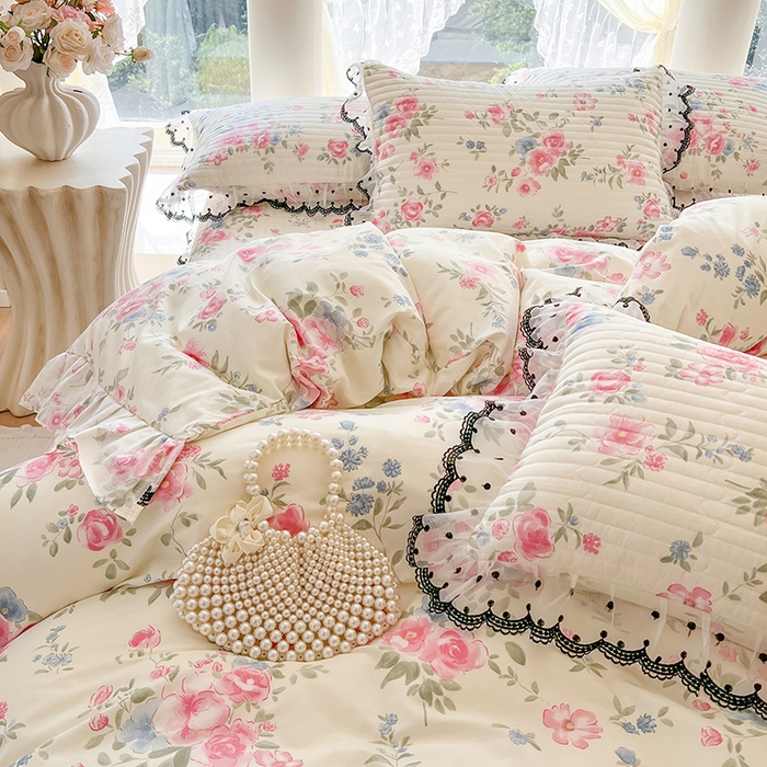 91家纺网 家纺一手货源 找家纺 网红馆（ck家纺） 2025新款全棉印花单床盖系列 春湔