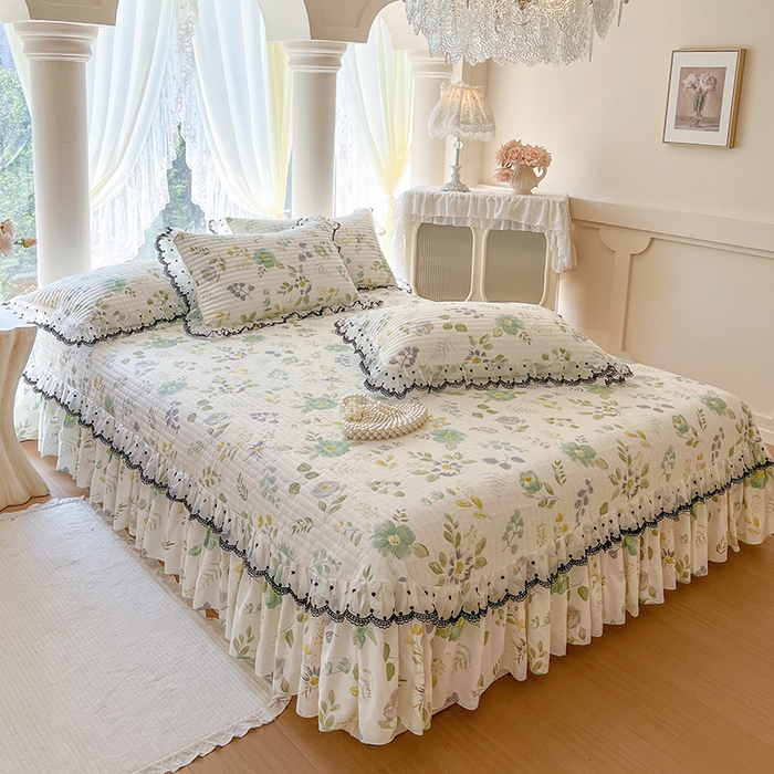 91家纺网 家纺一手货源 找家纺 网红馆（ck家纺） 2025新款全棉印花单床盖系列 花韵花香