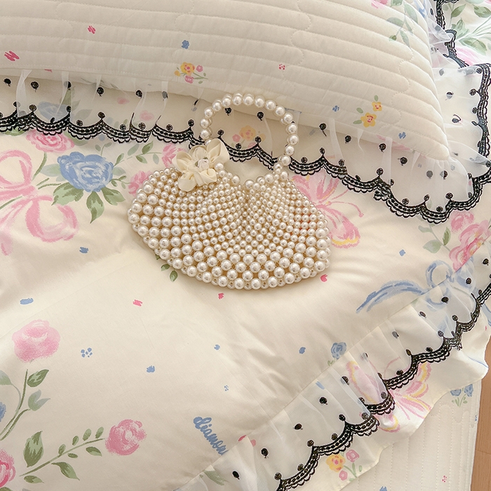 91家纺网 家纺一手货源 找家纺 网红馆（ck家纺） 2025新款全棉印花单床盖系列 陌上花开