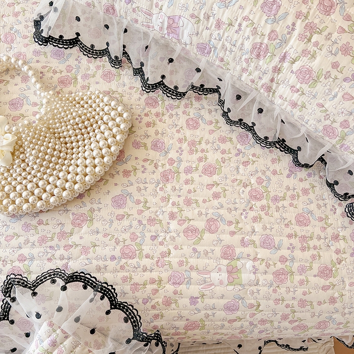 91家纺网 家纺一手货源 找家纺 网红馆（ck家纺） 2025新款全棉印花单床盖系列 青葱岁月