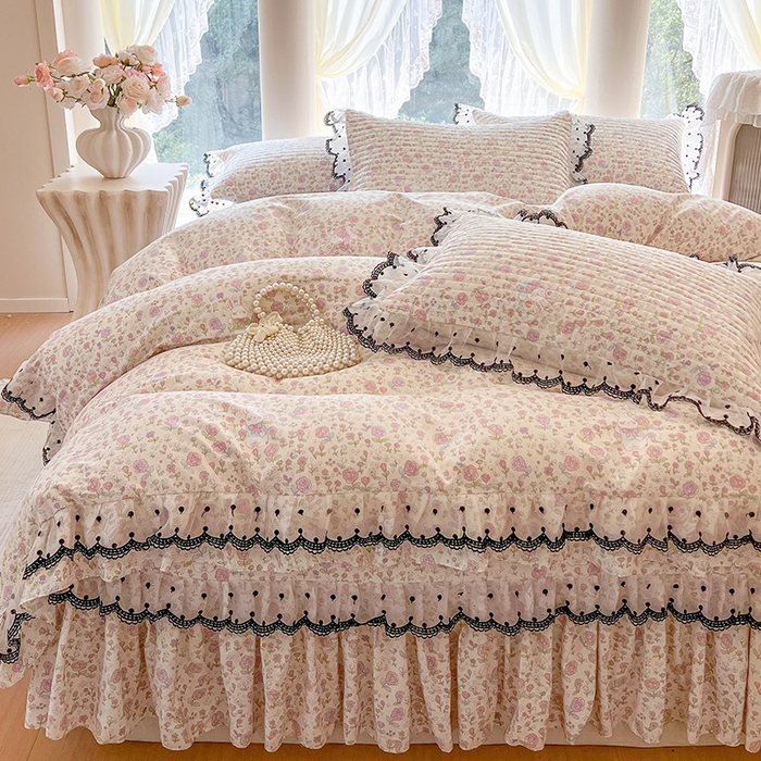 91家纺网 家纺一手货源 找家纺 网红馆（ck家纺） 2025新款全棉印花单床盖系列 青葱岁月