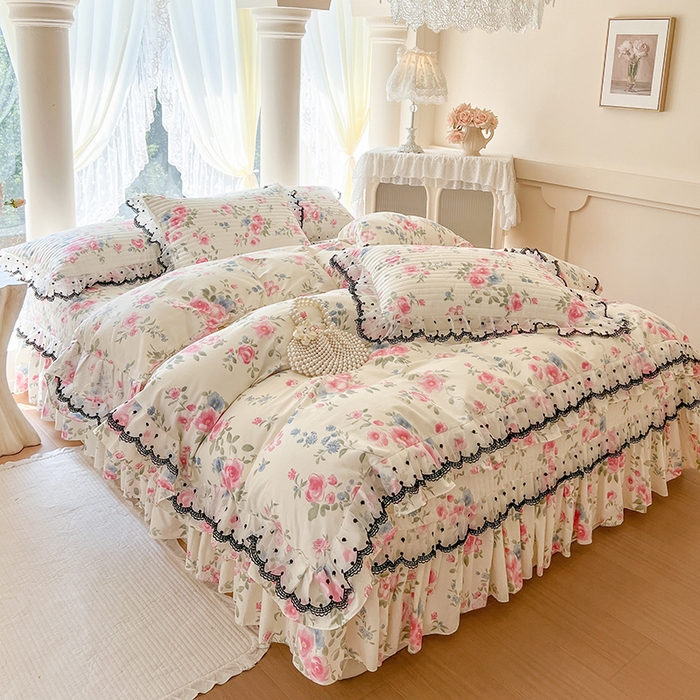 91家纺网 家纺一手货源 找家纺 （总）网红馆（ck家纺） 2025新款全棉印花床盖四件套