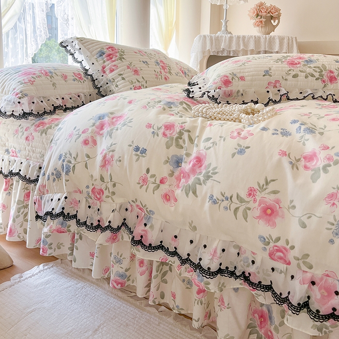 91家纺网 家纺一手货源 找家纺 （总）网红馆（ck家纺） 2025新款全棉印花床盖四件套