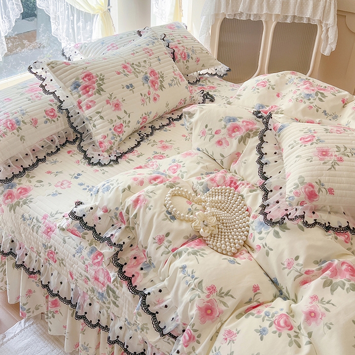 91家纺网 家纺一手货源 找家纺 （总）网红馆（ck家纺） 2025新款全棉印花床盖四件套