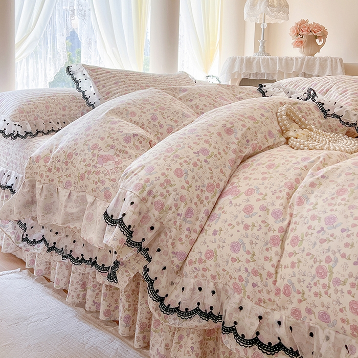 91家纺网 家纺一手货源 找家纺 （总）网红馆（ck家纺） 2025新款全棉印花床盖四件套