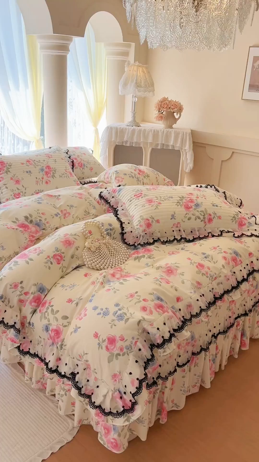 91家纺网 家纺一手货源 找家纺 网红馆（ck家纺） 2025新款全棉印花床盖四件套 春湔