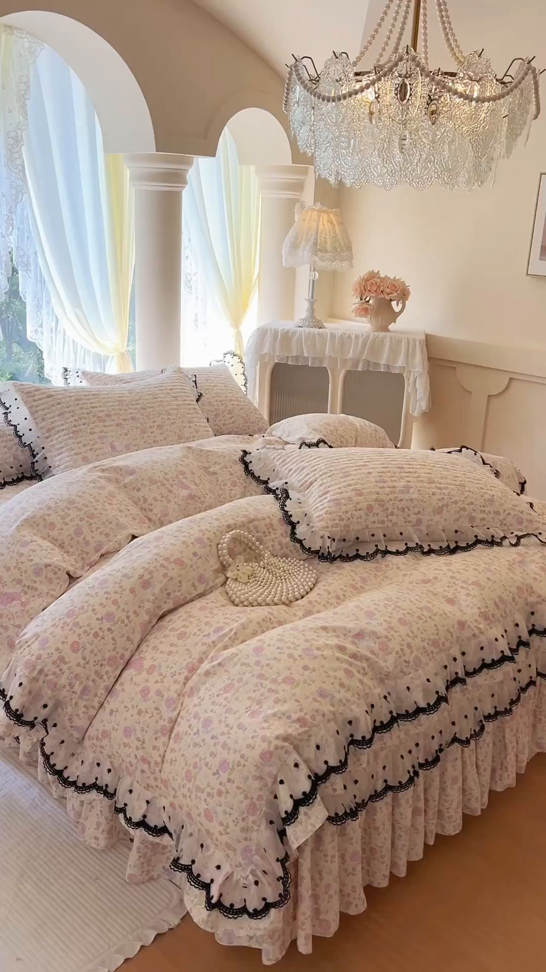 91家纺网 家纺一手货源 找家纺 网红馆（ck家纺） 2025新款全棉印花床盖四件套 青葱岁月