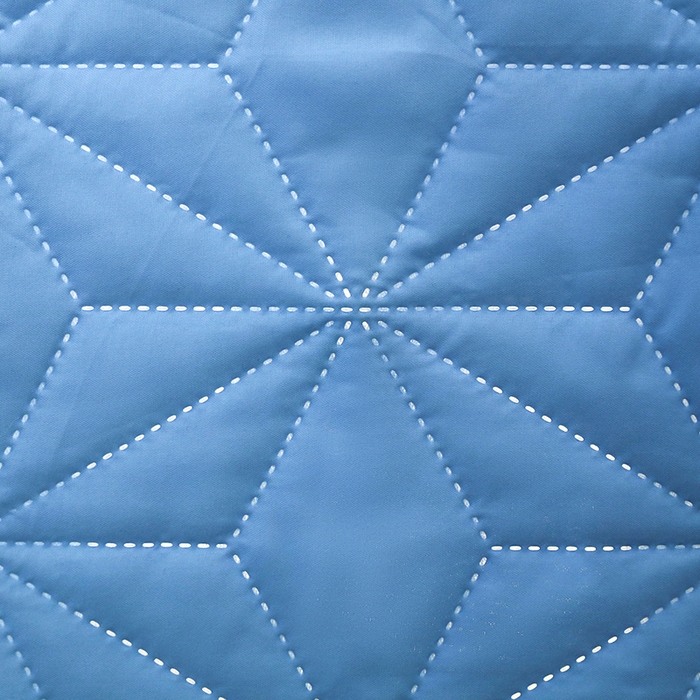 91家纺网 家纺一手货源 找家纺 窝里暖 2025新款冬季保暖夹棉遮光帘蚊帐（五块夹棉） 蓝色