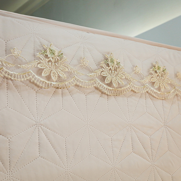 91家纺网 家纺一手货源 找家纺 窝里暖 2025新款冬季保暖夹棉遮光帘蚊帐（五块夹棉） 米白