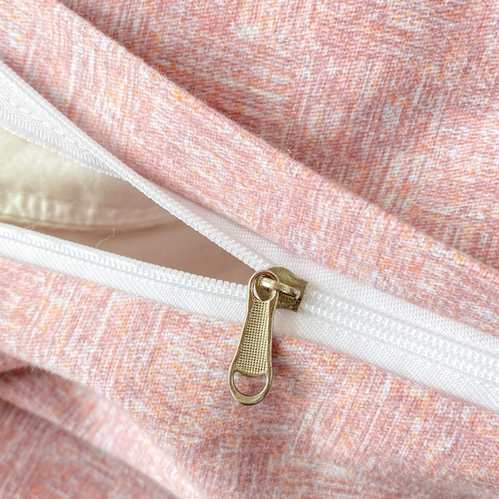 91家纺网 家纺一手货源 找家纺 凌鼎 2025新款喷气加厚磨毛四件套系列1 玛雅粉