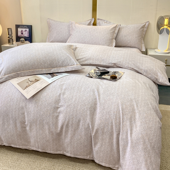 91家纺网 家纺一手货源 找家纺 凌鼎 2025新款喷气加厚磨毛四件套系列1 玛雅咖