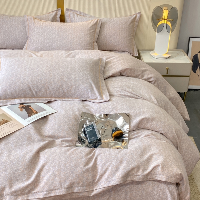 91家纺网 家纺一手货源 找家纺 凌鼎 2025新款喷气加厚磨毛四件套系列1 玛雅咖