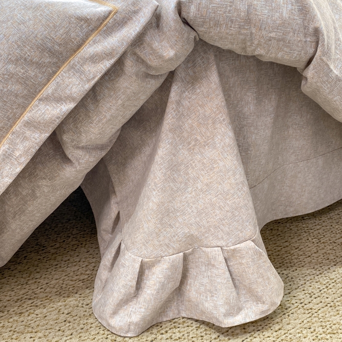 91家纺网 家纺一手货源 找家纺 凌鼎 2025新款喷气加厚磨毛四件套系列1 玛雅咖