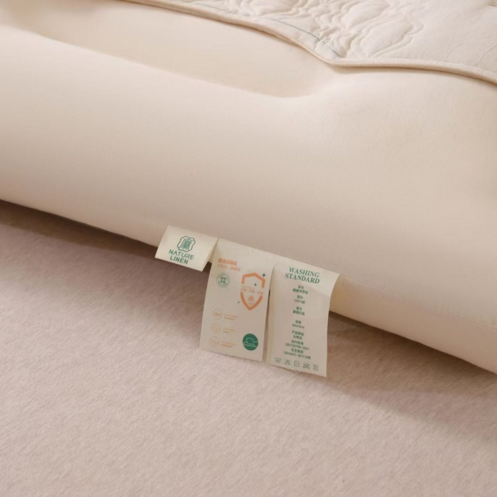 91家纺网 家纺一手货源 找家纺 （总）云熙枕业 2025新款棉麻丝滑绵柔舒适羽丝保健枕 枕头枕芯