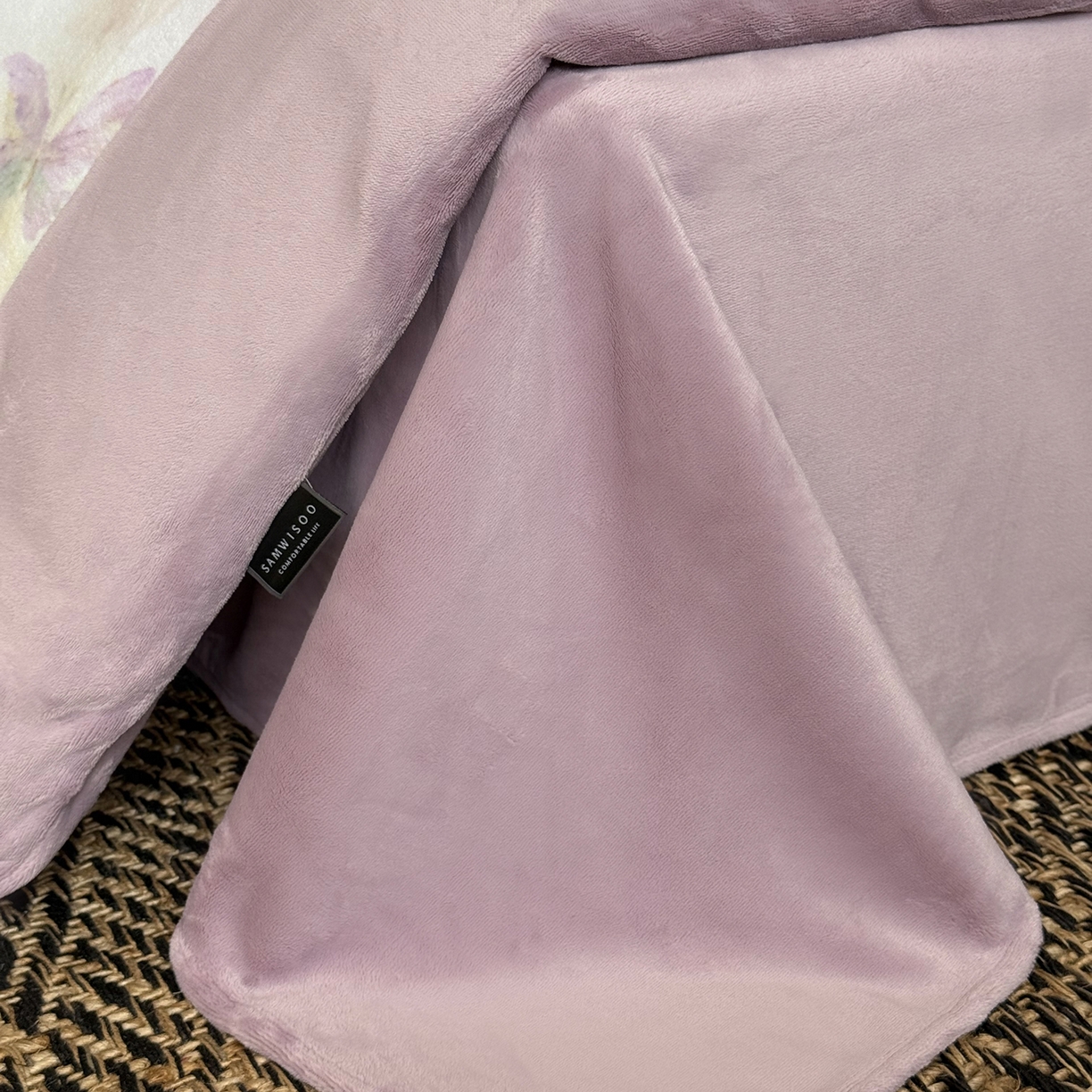 91家纺网 家纺一手货源 找家纺 三味舒屋 2025新款绒卉奢暖印花牛奶绒花溪系列四件套 （控价券后不低于318/338) 流光羽翼