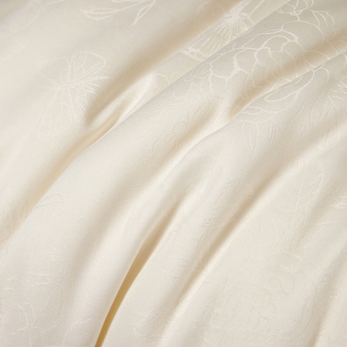 91家纺网 家纺一手货源 找家纺 欧夏家纺 2025新款全棉被子大提花冬被春秋被羊绒蛋白大豆被二合一子母被 奶白色