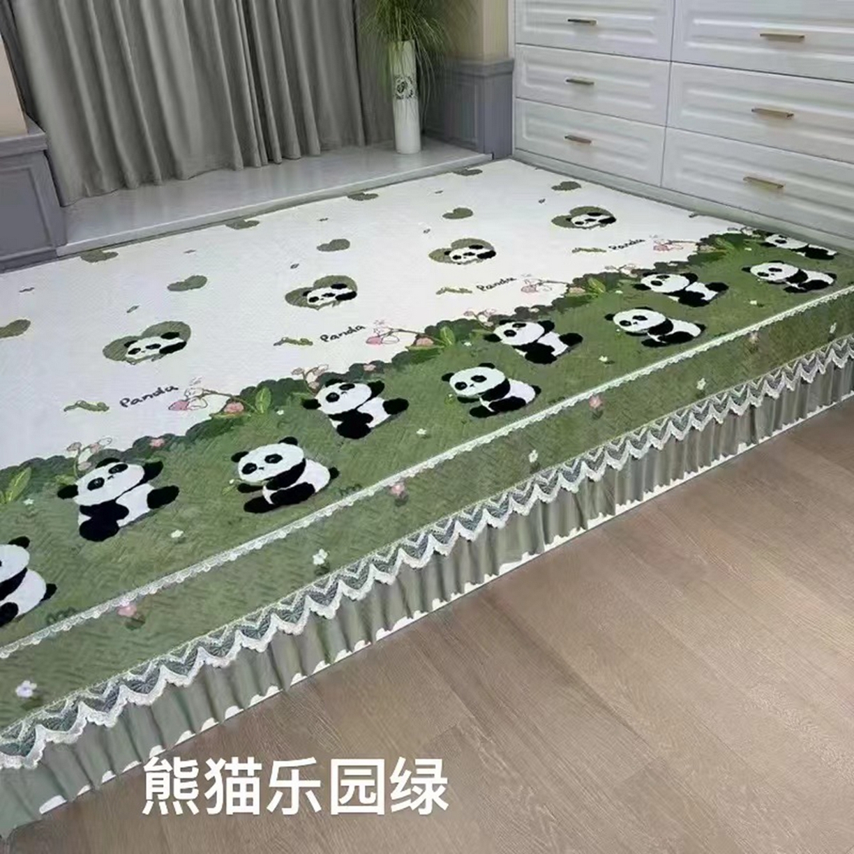 91家纺网 家纺一手货源 找家纺 （总）铭源榻榻米炕盖 新款牛奶绒防滑榻榻米炕盖