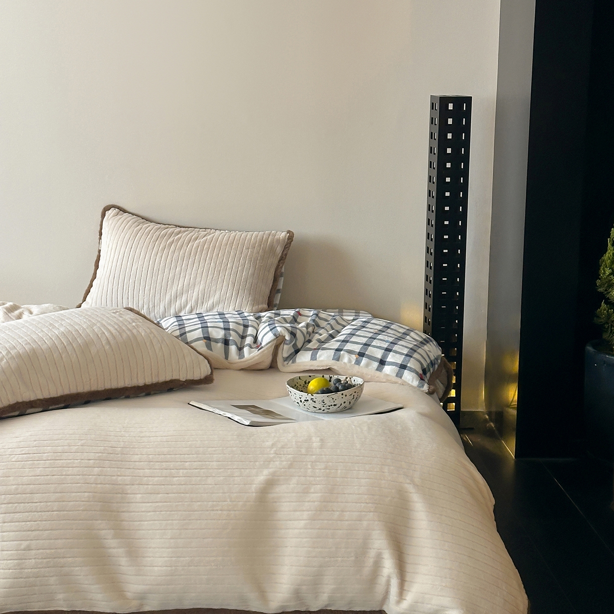 91家纺网 家纺一手货源 找家纺 （总）桔子家纺 2025新款兔兔绒牛奶绒雕花系列四件套