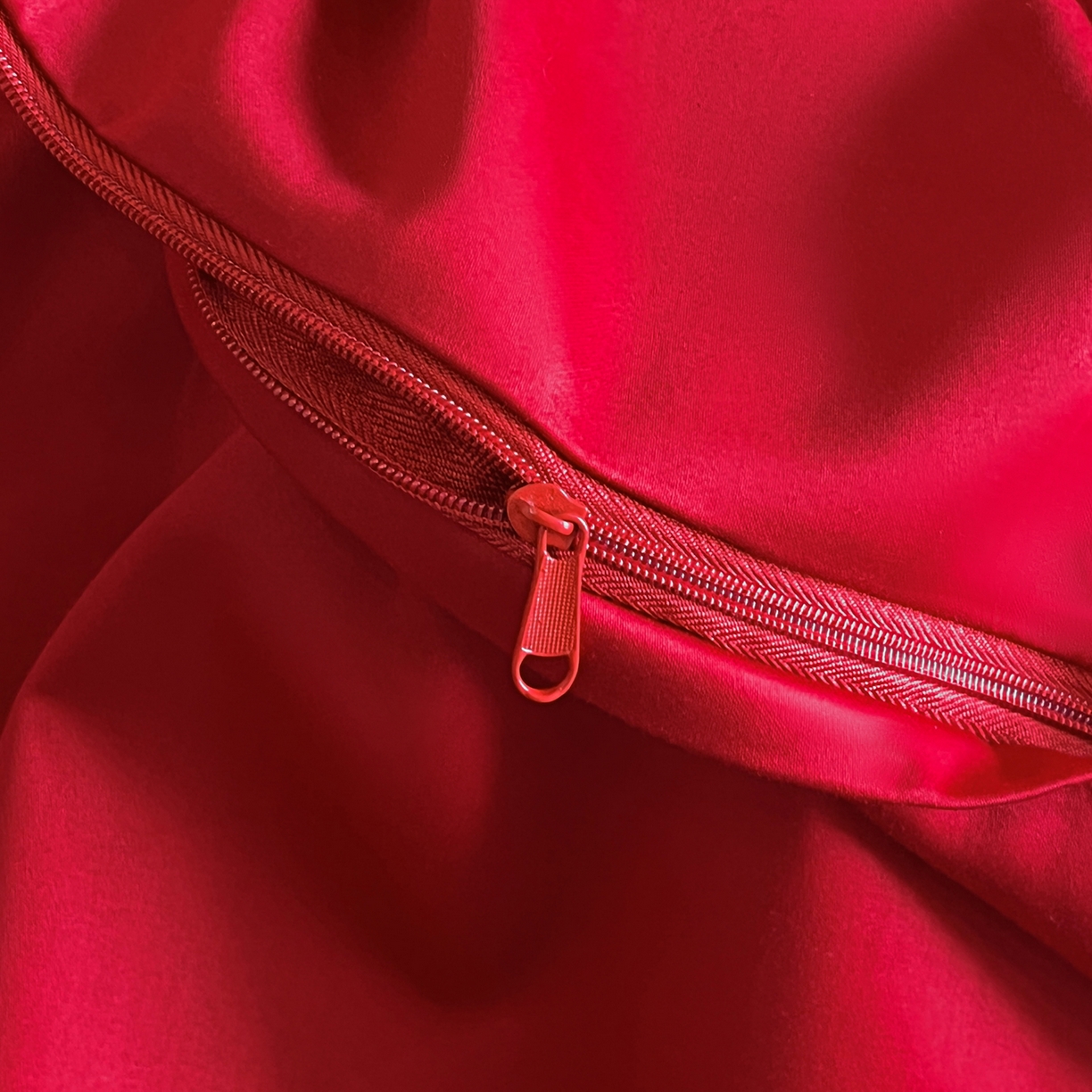 91家纺网 家纺一手货源 找家纺 置顶家纺 2025新款亲肤刺绣婚庆四件套 锦上花-金大红