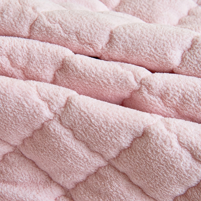 91家纺网 家纺一手货源 找家纺 胜权家纺 2025新款A类艾尼绒手包边夹棉软床垫 艾尼绒粉