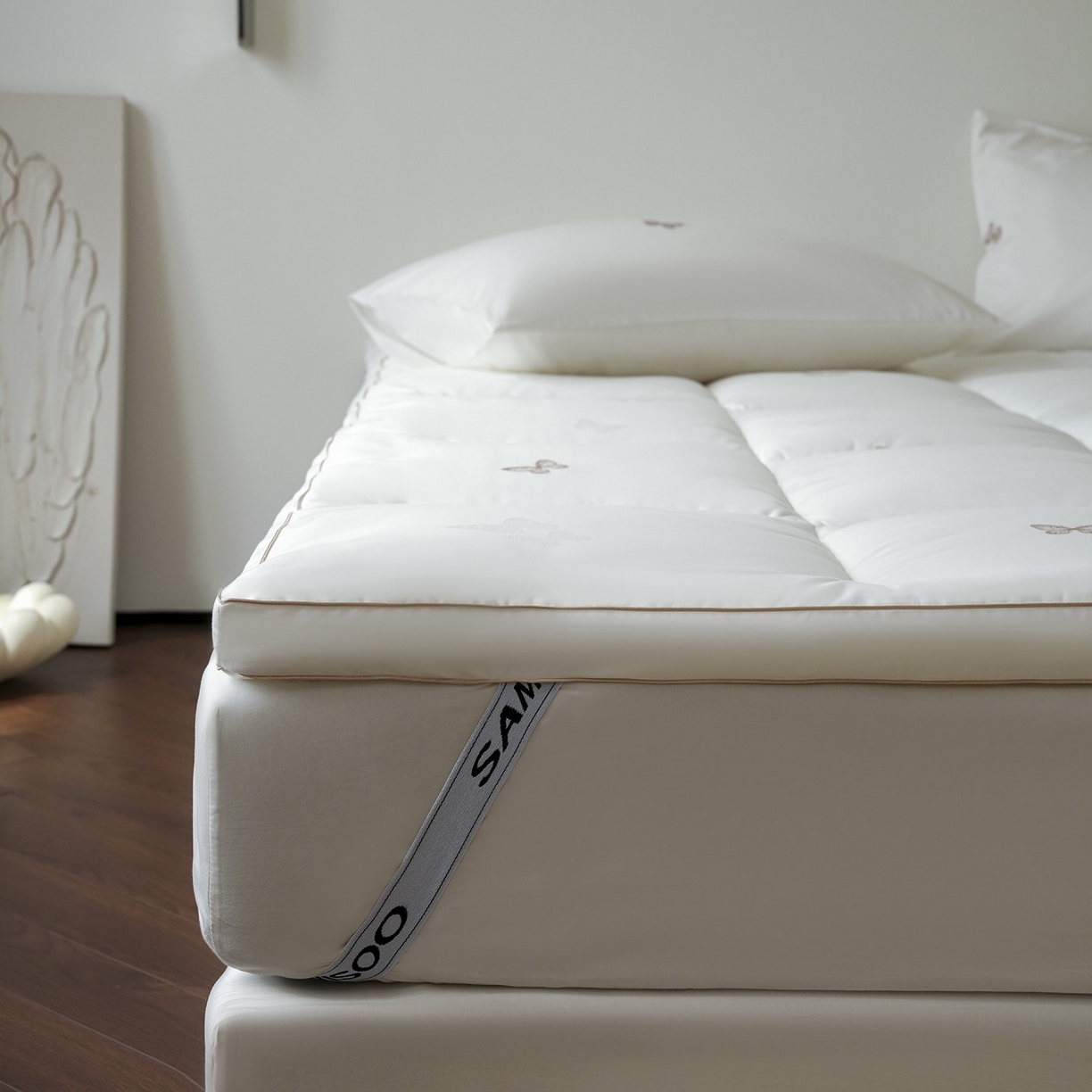 91家纺网 家纺一手货源 找家纺 （总）三味舒屋 2025新款全棉60支剪花立体床褥垫 （全平台控价券后不低于289/309元）