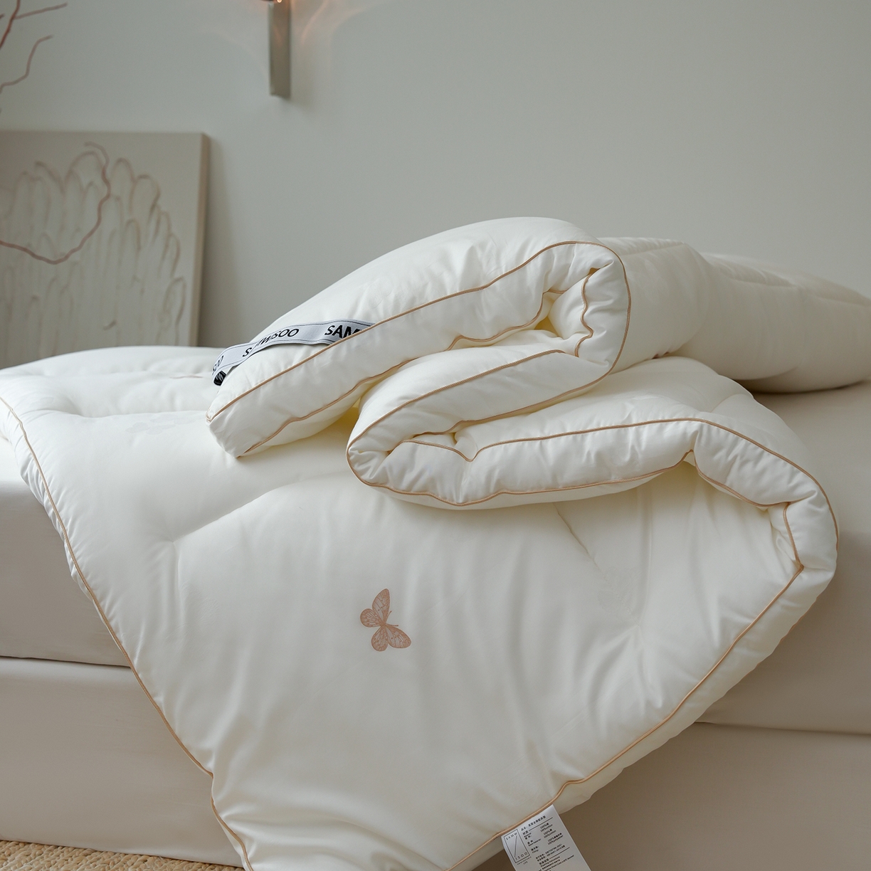 91家纺网 家纺一手货源 找家纺 （总）三味舒屋 2025新款全棉60支剪花立体床褥垫 （全平台控价券后不低于289/309元）