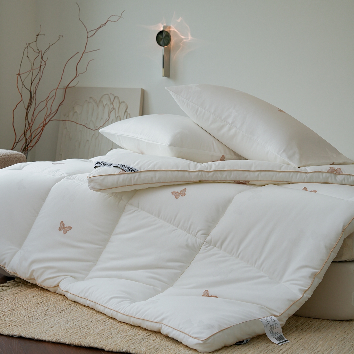 91家纺网 家纺一手货源 找家纺 （总）三味舒屋 2025新款全棉60支剪花立体床褥垫 （全平台控价券后不低于289/309元）