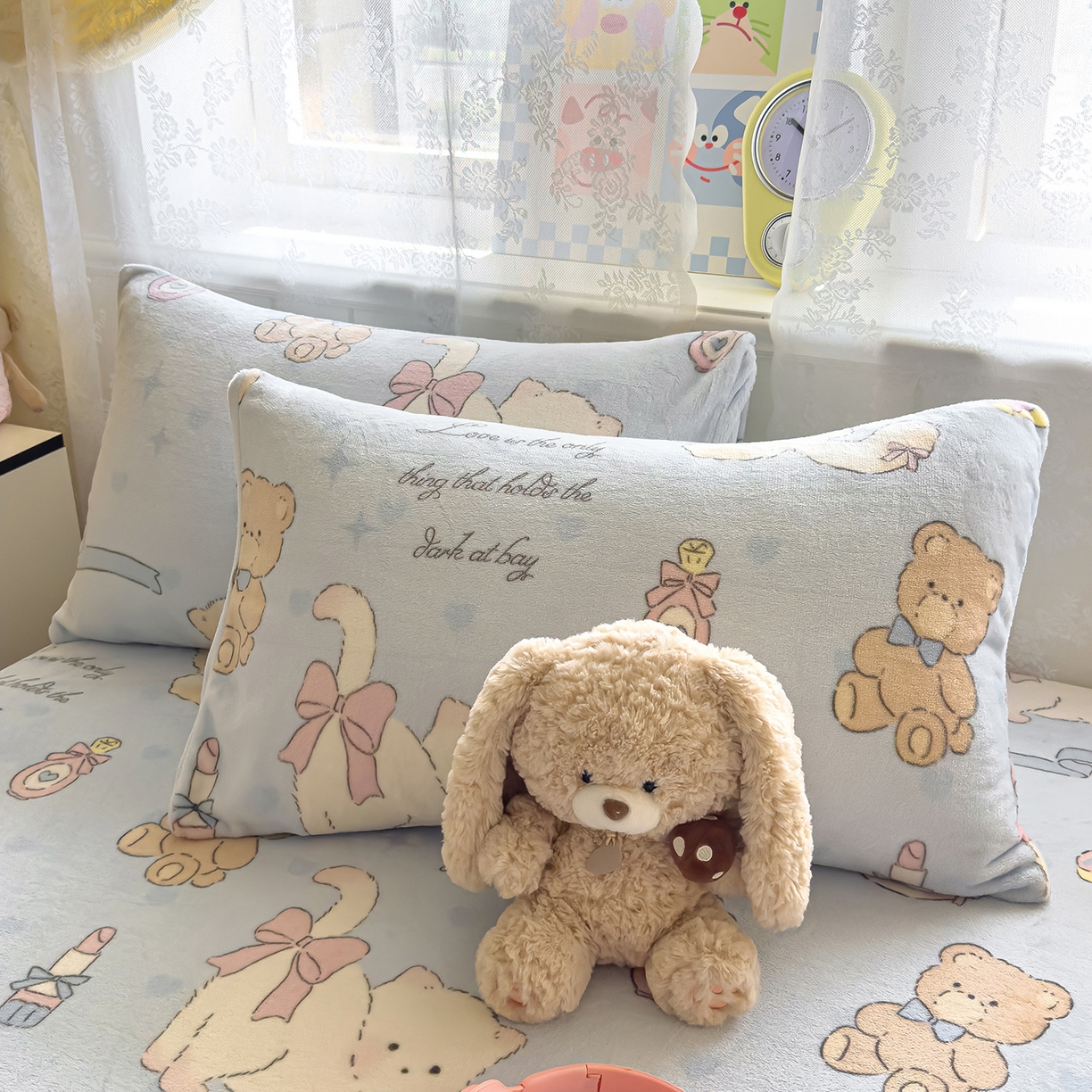 91家纺网 家纺一手货源 找家纺 灿哈家纺 2025新款牛奶绒印花床笠单品床笠床笠单件床笠三件套 后花园