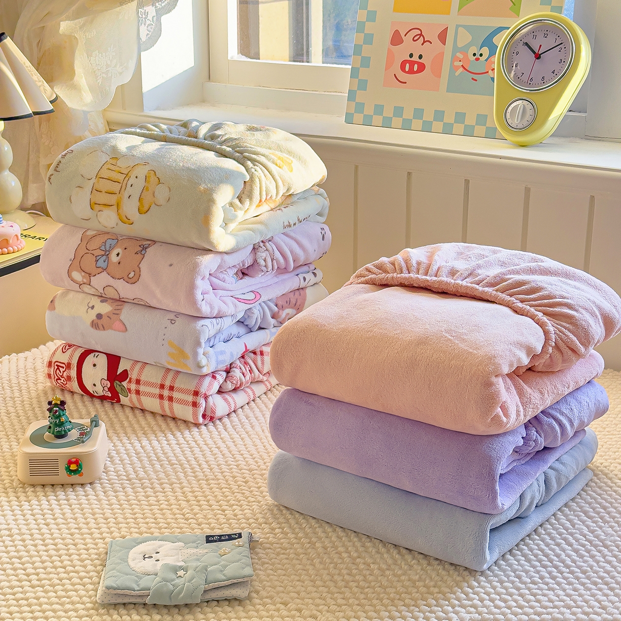 91家纺网 家纺一手货源 找家纺 （总）灿哈家纺 2025新款复古风仿麻四件套