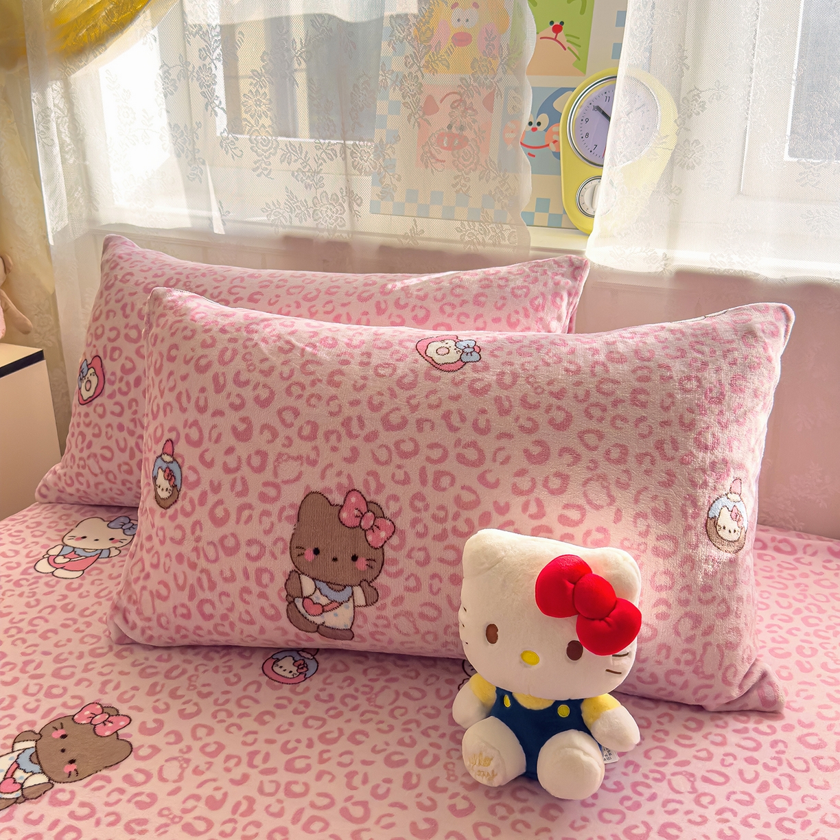 91家纺网 家纺一手货源 找家纺 灿哈家纺 2025新款牛奶绒印花床笠单品床笠床笠单件床笠三件套 小宝贝