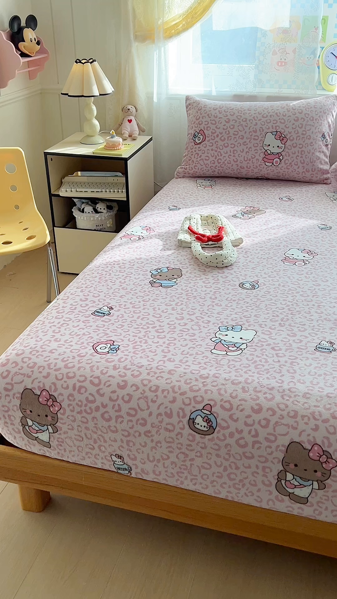 91家纺网 家纺一手货源 找家纺 灿哈家纺 2025新款牛奶绒印花床笠单品床笠床笠单件床笠三件套 小宝贝