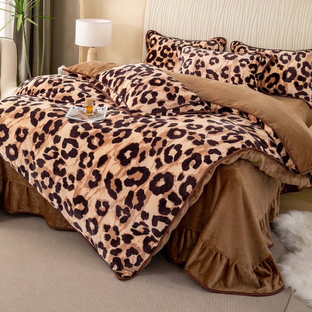 91家纺网 家纺一手货源 找家纺 （总）念家居 2025新款高克重牛奶绒四件套保暖四件套直播爆款电商爆款