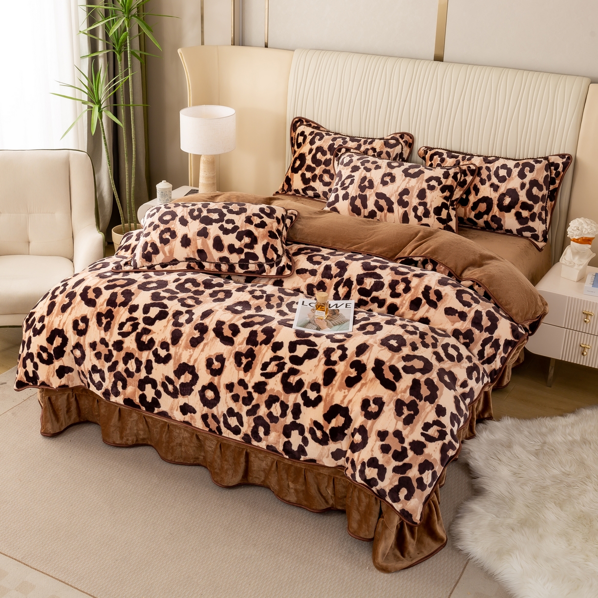 91家纺网 家纺一手货源 找家纺 （总）念家居 2025新款高克重牛奶绒四件套保暖四件套直播爆款电商爆款