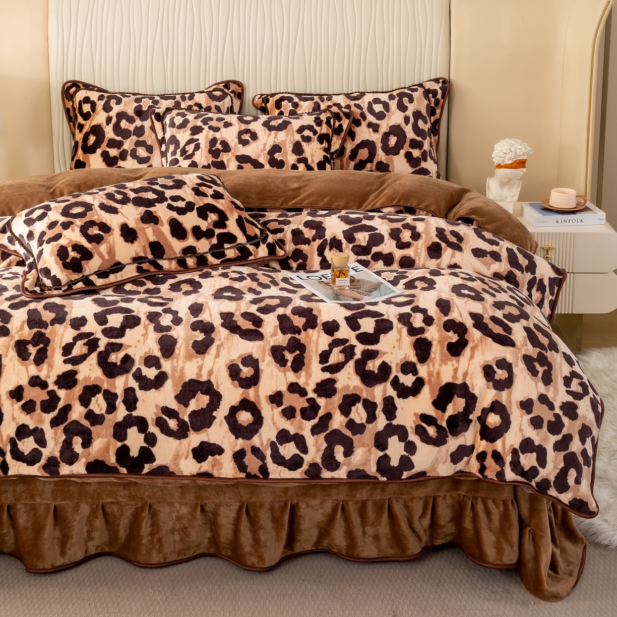 91家纺网 家纺一手货源 找家纺 （总）念家居 2025新款高克重牛奶绒四件套保暖四件套直播爆款电商爆款