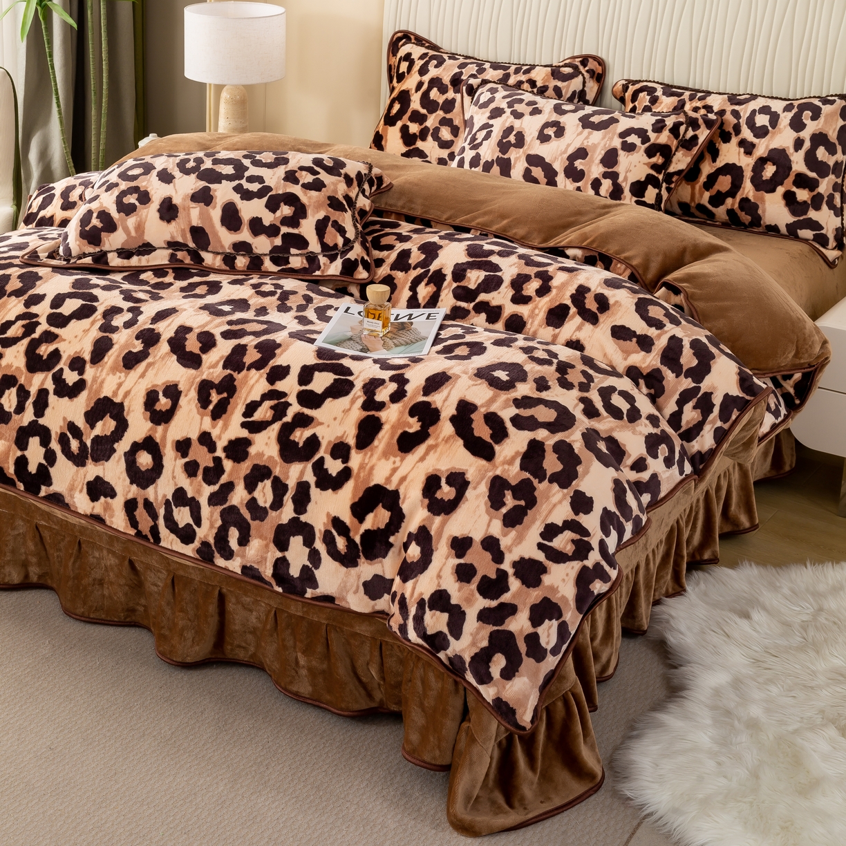 91家纺网 家纺一手货源 找家纺 （总）念家居 2025新款高克重牛奶绒四件套保暖四件套直播爆款电商爆款