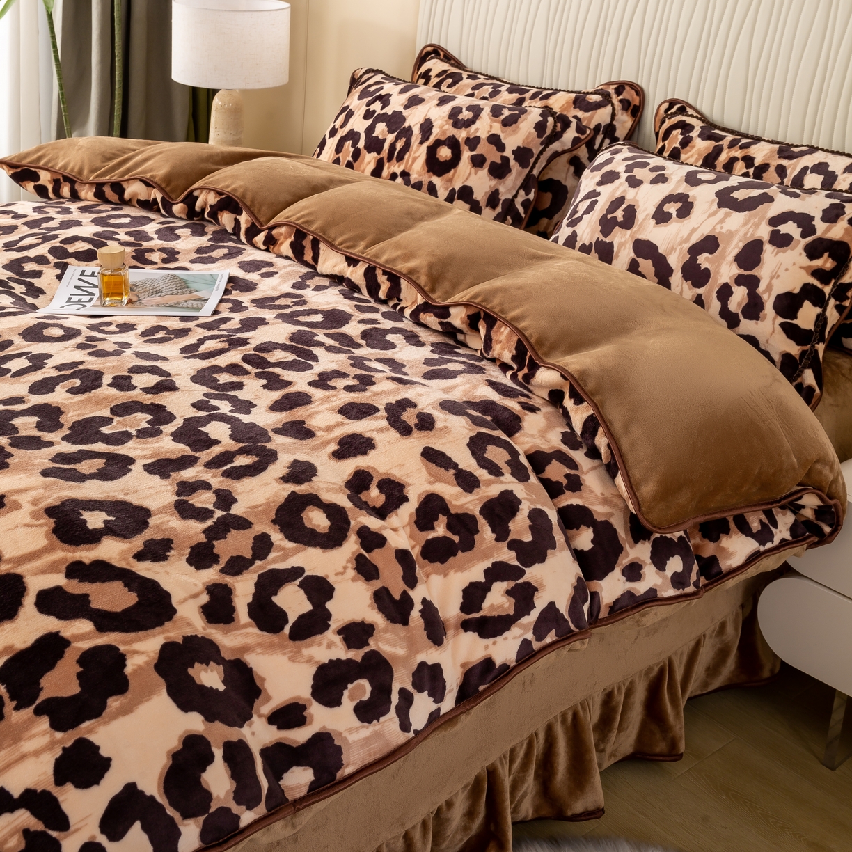 91家纺网 家纺一手货源 找家纺 （总）念家居 2025新款高克重牛奶绒四件套保暖四件套直播爆款电商爆款