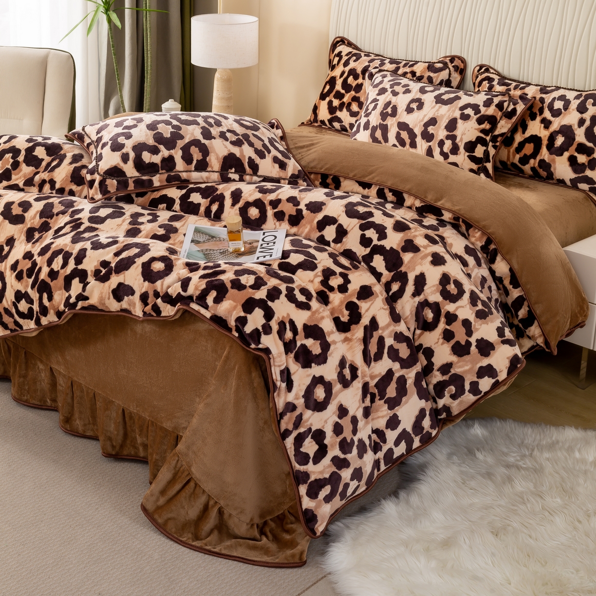 91家纺网 家纺一手货源 找家纺 （总）念家居 2025新款高克重牛奶绒四件套保暖四件套直播爆款电商爆款